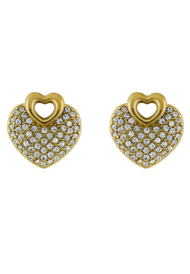 Guess Kolczyki JUBE05 213JW Złoty. Materiał: metalowe. Kolor: złoty