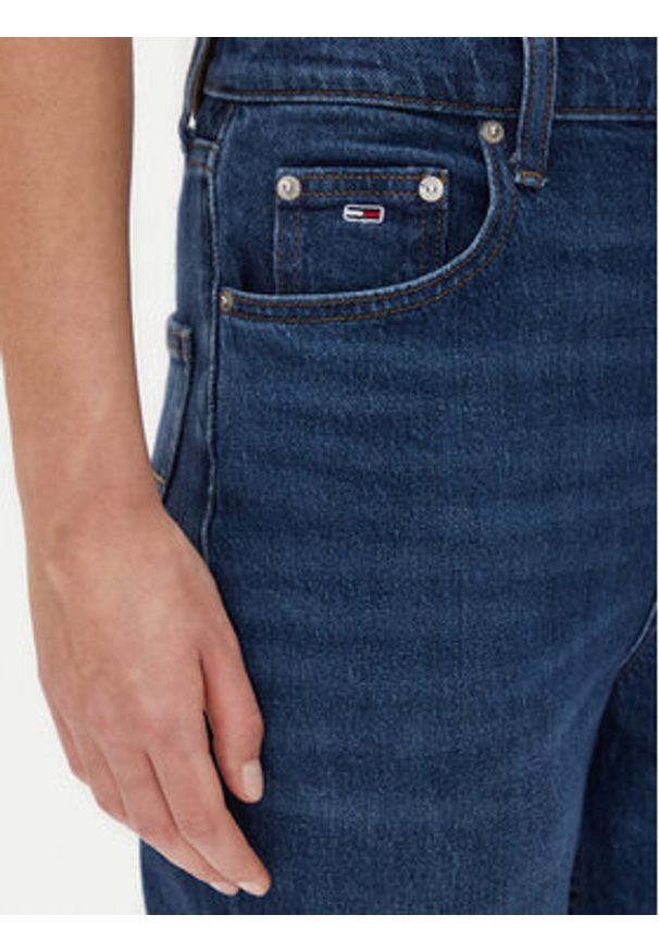 Tommy Jeans Jeansy Layla Hr Slim Str Bi0152 Co DW0DW20054 Granatowy Regular Fit. Kolor: niebieski