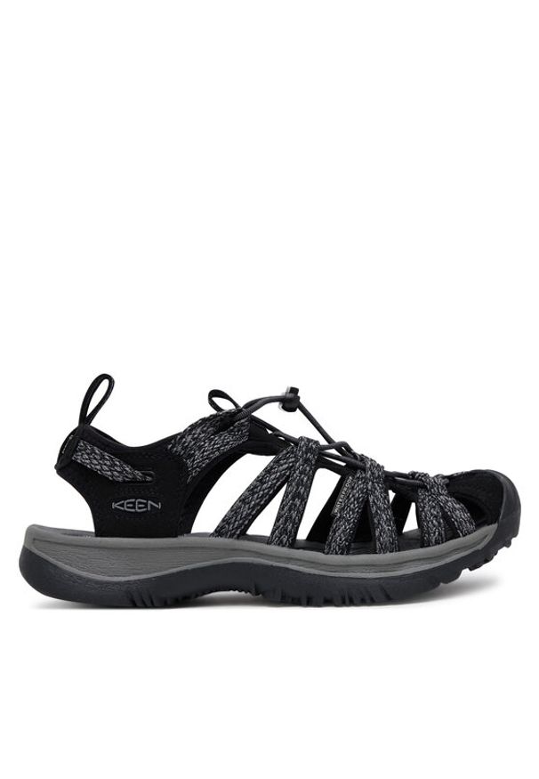 keen - Keen Sandały Whisper W 1028815 Czarny. Kolor: czarny. Materiał: materiał