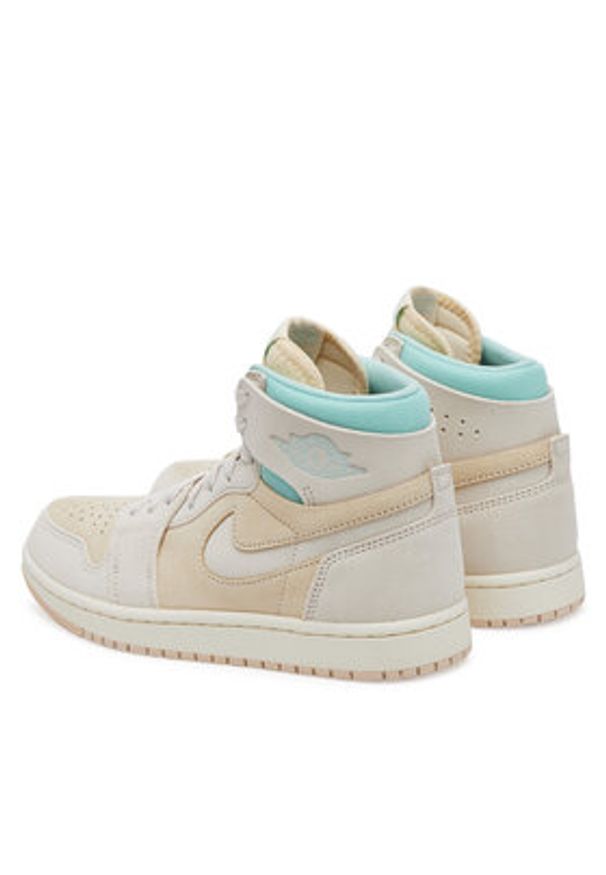 Nike Sneakersy Air Jordan 1 Zm Air Cmft 2 DV1305 Écru. Materiał: zamsz, skóra. Model: Nike Air Jordan
