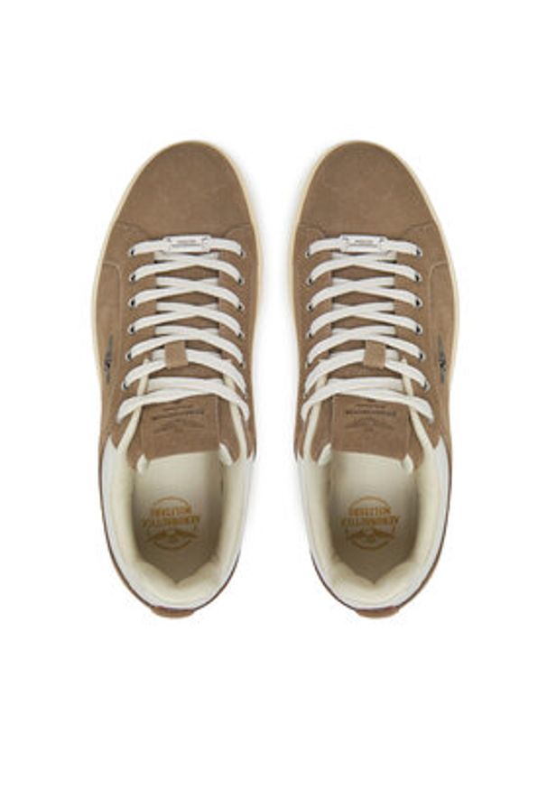 Aeronautica Militare Sneakersy 251SC307PL278 Beżowy. Kolor: beżowy. Materiał: skóra