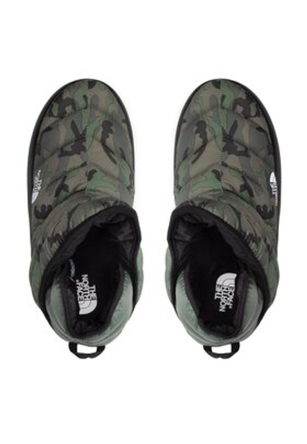 The North Face Kapcie Thermoball Traction Bootie NF0A3MKH28F1 Khaki. Kolor: brązowy. Materiał: materiał