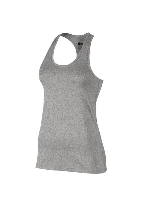 Koszulka treningowa damska Nike Dry Training Tank. Kolor: szary. Długość rękawa: bez rękawów