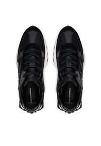 Karl Lagerfeld - KARL LAGERFELD Sneakersy Zone KL62926A Czarny. Kolor: czarny. Materiał: zamsz, skóra #2