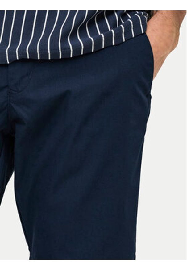 Only & Sons Szorty materiałowe Skal 22034682 Granatowy Slim Fit. Kolor: niebieski. Materiał: bawełna, syntetyk