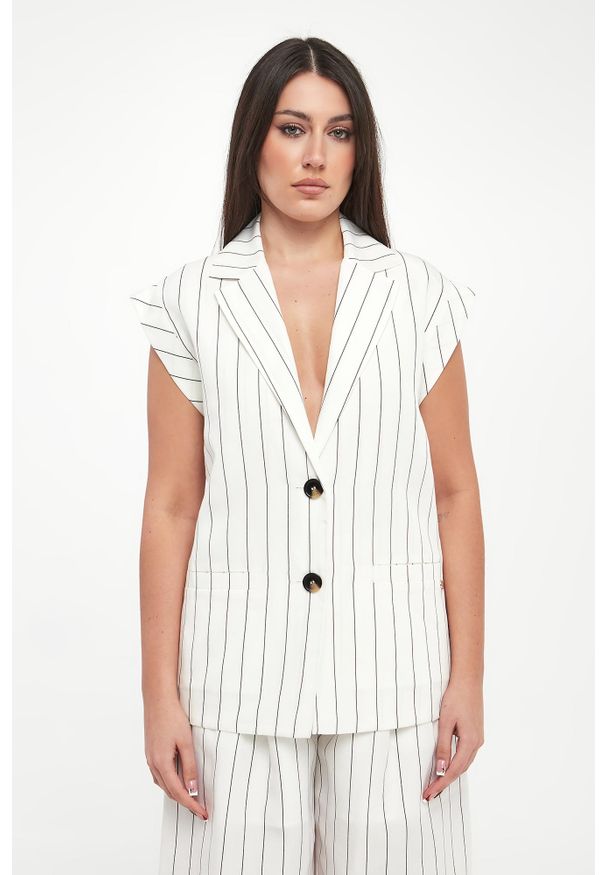 Liu Jo - Kamizelka damska w paski LIU JO. Wzór: paski
