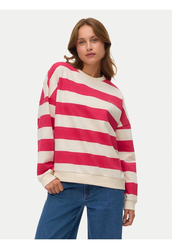 Vero Moda Bluza Viola 10338440 Różowy Regular Fit. Kolor: różowy. Materiał: bawełna