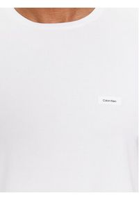 Calvin Klein T-Shirt K10K112724 Biały Slim Fit. Kolor: biały. Materiał: bawełna