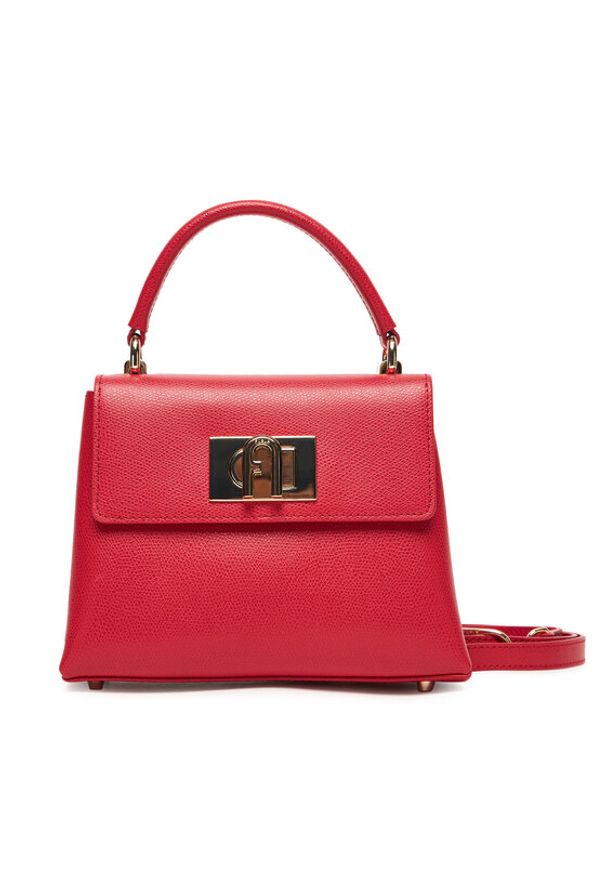 Furla Torebka 1927 WB00109 ARE000 BG RUB00 Bordowy. Kolor: czerwony. Materiał: skórzane