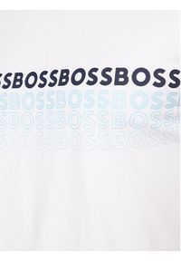 BOSS - Boss T-Shirt 50488785 Biały Regular Fit. Kolor: biały. Materiał: bawełna #4