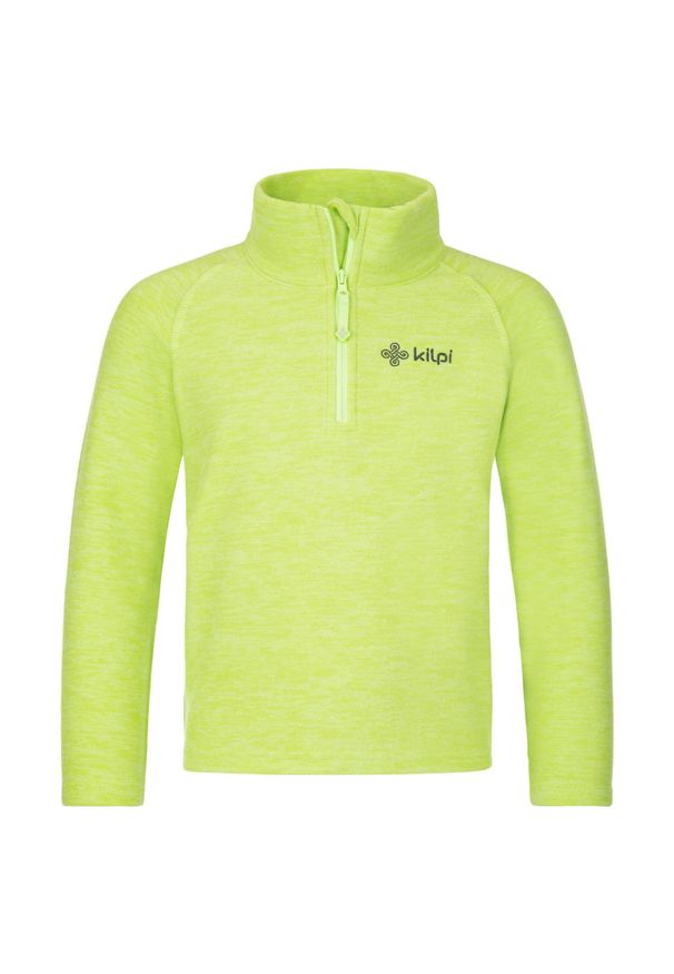 Dziecięca warstwa środkowa z polaru Kilpi ALMERI-J. Kolor: zielony. Materiał: polar. Sezon: zima. Sport: narciarstwo
