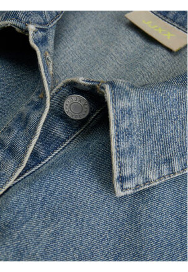 JJXX Sukienka jeansowa 12273029 Niebieski Regular Fit. Kolor: niebieski. Materiał: bawełna