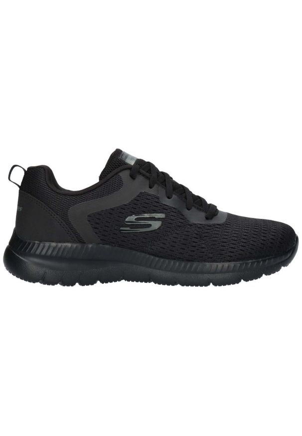 skechers - Buty sportowe Skechers Bountiful czarne do fitness. Kolor: czarny. Materiał: syntetyk. Sport: fitness