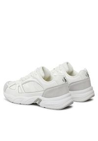 Calvin Klein Jeans Sneakersy Retro Tennis Low Mix Nbs Lum YM0YM00882 Biały. Kolor: biały