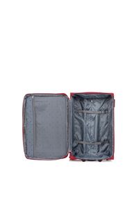 Ochnik - Komplet walizek na kółkach 19'/24'/28'. Kolor: czerwony. Materiał: poliester, kauczuk, materiał, nylon, guma #8