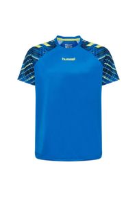 Koszulka treningowa dla dzieci Hummel Blaze Pro. Kolor: niebieski. Sport: koszykówka, piłka nożna #1