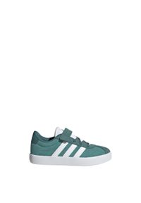 Adidas - Buty VL Court 3.0. Kolor: niebieski, wielokolorowy, biały. Sport: turystyka piesza
