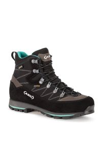 Aku - Buty górskie damskie AKU Trekker Lite III Wide GTX. Kolor: czarny. Materiał: zamsz. Styl: sportowy #1