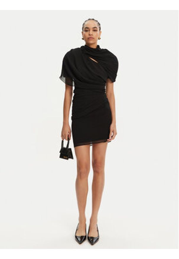JACQUEMUS Sukienka koktajlowa 24H251DR130-1555 Czarny Regular Fit. Kolor: czarny. Materiał: syntetyk. Styl: wizytowy