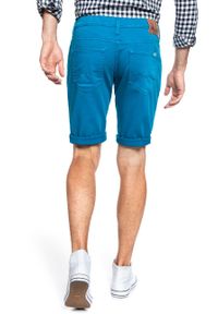 Mustang - SPODENKI MUSTANG Chicago Shorts Z Mykonos Blue 1009596 5320. Materiał: materiał #5