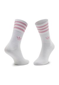 Adidas - adidas Skarpety wysokie unisex Mid Cut Glt Sck HK0301 Biały. Kolor: biały. Materiał: materiał