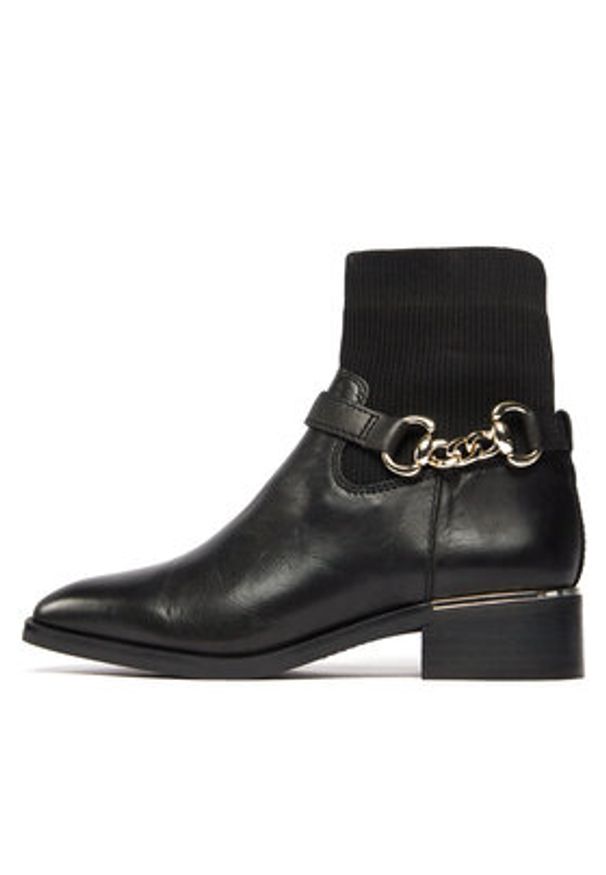 Aldo Botki Franina 13472669 Czarny. Kolor: czarny. Materiał: skóra