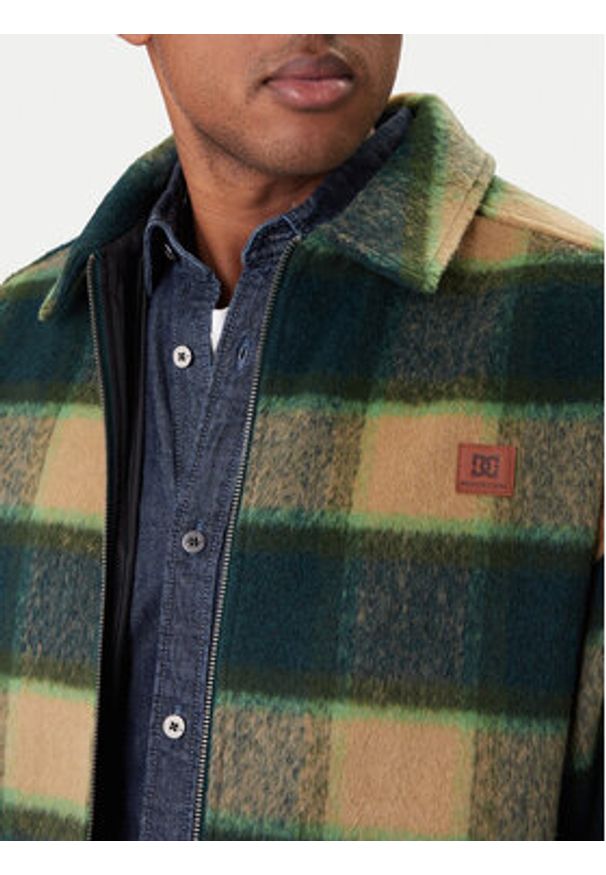 DC Shoes Kurtka przejściowa Henderson EDYWT03266 Brązowy Regular Fit. Kolor: zielony. Materiał: syntetyk