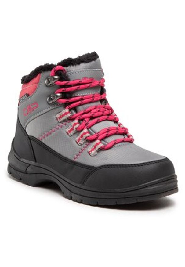 Trekkingi CMP - Kids Annuk Snow Boot Wp 31Q4954 Grey U739. Kolor: szary. Materiał: skóra, materiał