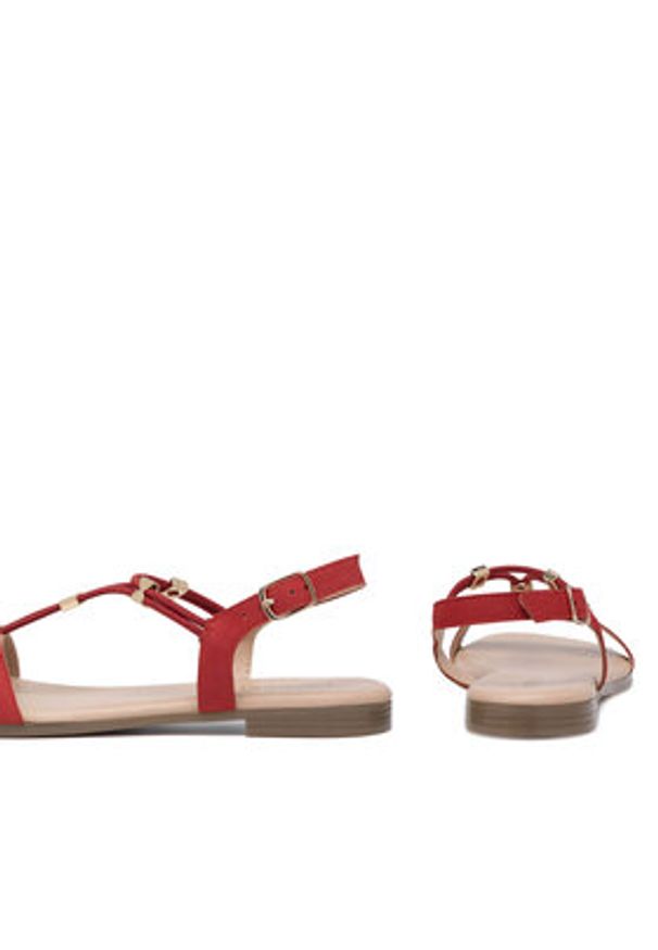 Lasocki Sandały ARENA RST-ARENA-08 Czerwony. Kolor: czerwony. Materiał: materiał