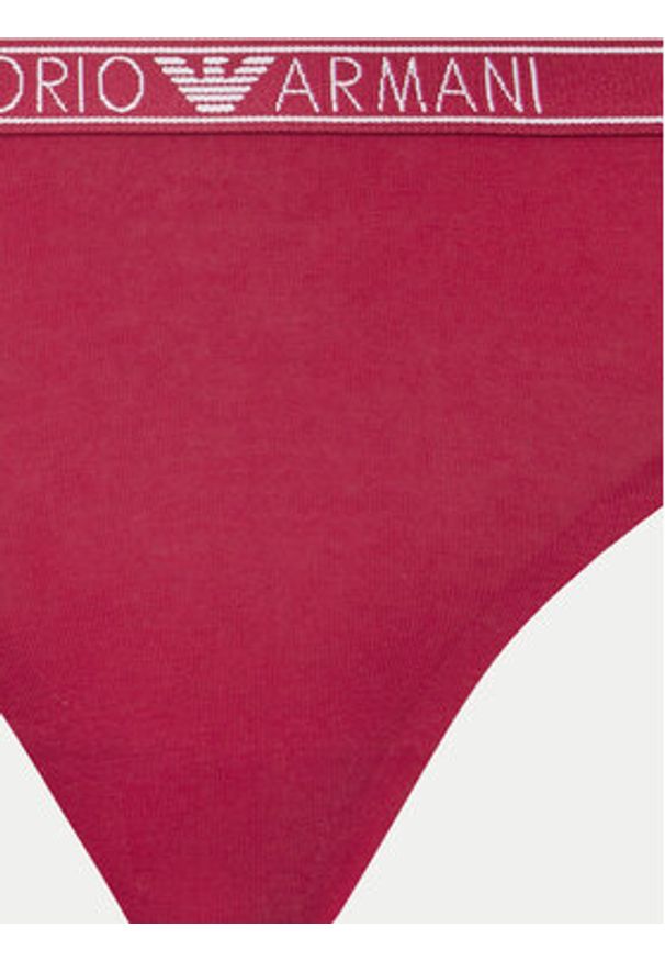 Emporio Armani Underwear Komplet 2 par stringów 163333 4F223 02275 Różowy. Kolor: różowy. Materiał: bawełna