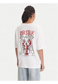 Pieces T-Shirt Tobster 17160811 Biały Oversize. Kolor: biały. Materiał: bawełna #6