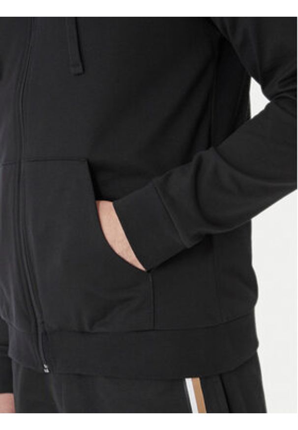 BOSS Bluza Authentic 50554785 Czarny Regular Fit. Kolor: czarny. Materiał: bawełna