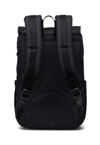 Herschel plecak 11391-05881-O Little America Mid Backpack kolor czarny duży gładki. Kolor: czarny. Materiał: włókno, materiał. Wzór: gładki #4