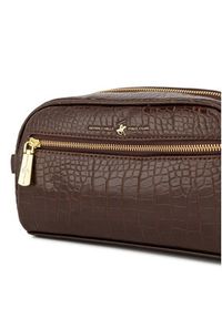 Beverly Hills Polo Club Kosmetyczka BHPC-W1-001-AW24 Brązowy. Kolor: brązowy. Materiał: poliester #2