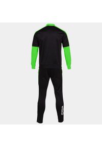 Dres do piłki nożnej męski Joma Eco championship. Kolor: czarny, zielony, niebieski, wielokolorowy. Materiał: dresówka. Sport: piłka nożna
