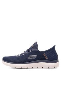 skechers - Skechers Sneakersy SUMMITS SLIP INS 232457 NVY Granatowy. Kolor: niebieski #7