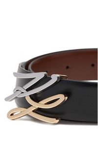 Karl Lagerfeld - KARL LAGERFELD Pasek Damski B1W33044 Czarny. Kolor: czarny. Materiał: skóra #3