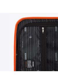 Wittchen - Komplet walizek z ABS-u z żebrowaniem pomarańczowy. Kolor: pomarańczowy. Materiał: guma. Styl: elegancki #9