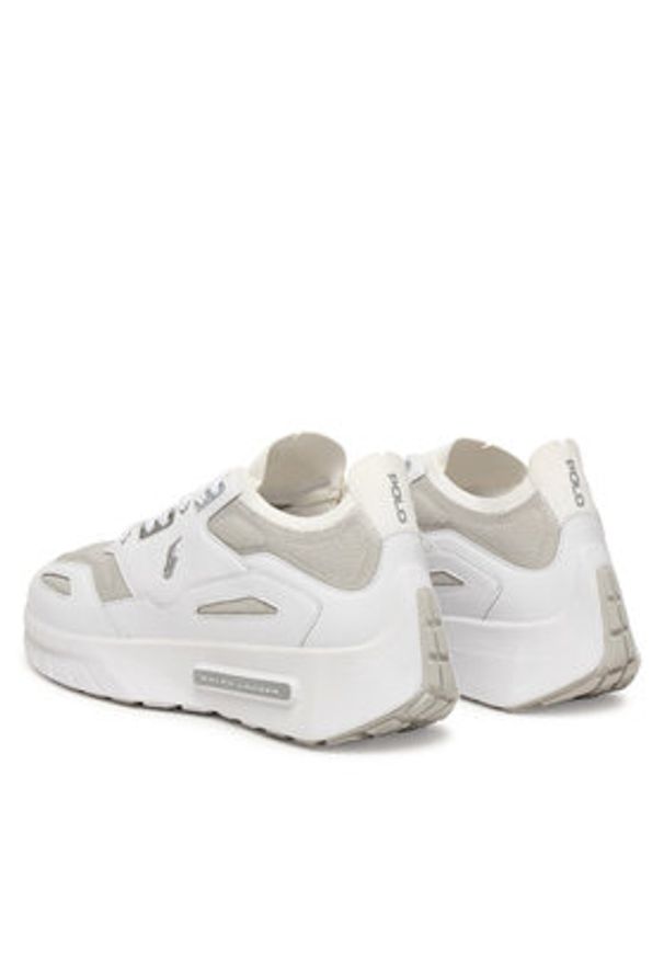 Polo Ralph Lauren Sneakersy Boerum 809P07533001 Biały. Kolor: biały. Materiał: skóra