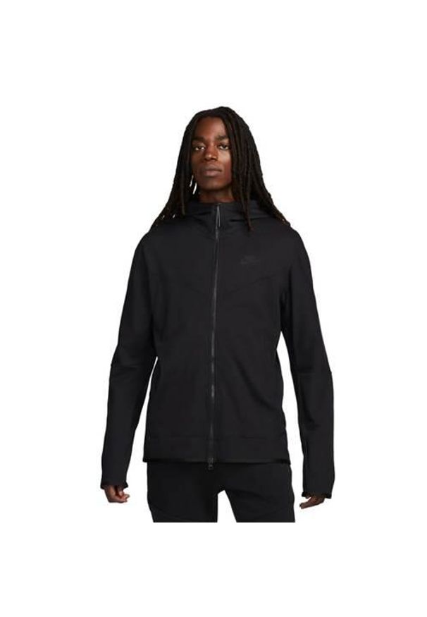 Bluza sportowa damska Nike M Nk Tech Fz Lghtwht. Typ kołnierza: kaptur. Kolor: czarny. Materiał: dzianina. Sport: fitness