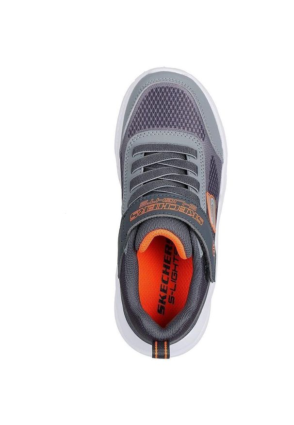 skechers - Adidasy Skechers Meteor-ligh, Dzieci. Kolor: szary. Materiał: materiał. Model: Skechers Sport. Sport: turystyka piesza