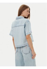 Guess Jeans Koszula W5GH0F D5M83 Niebieski Regular Fit. Kolor: niebieski. Materiał: bawełna #2