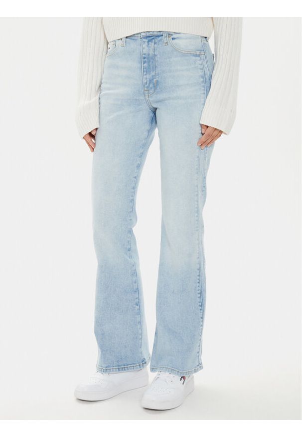 Tommy Jeans Jeansy Sylvia DW0DW19285 Niebieski Flare Fit. Kolor: niebieski