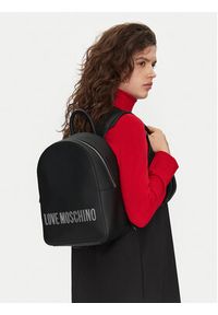Love Moschino - LOVE MOSCHINO Plecak JC4193PP1MKD000B Czarny. Kolor: czarny. Materiał: skóra