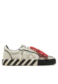 OFF-WHITE - Off-White Sneakersy OMIA085S23LEA0040110 Écru. Materiał: skóra