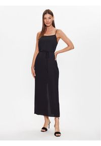 Calvin Klein Sukienka codzienna K20K205681 Czarny Regular Fit. Okazja: na co dzień. Kolor: czarny. Materiał: syntetyk. Typ sukienki: proste. Styl: casual #1