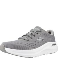 skechers - Kapcie SKECHERS 232700S Szary. Kolor: szary. Materiał: tkanina