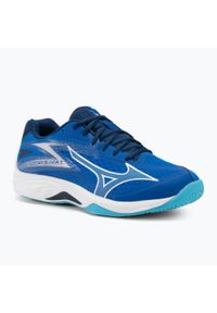 Buty do siatkówki Mizuno Thunder Blade Z. Kolor: niebieski, biały, wielokolorowy. Sport: siatkówka #1
