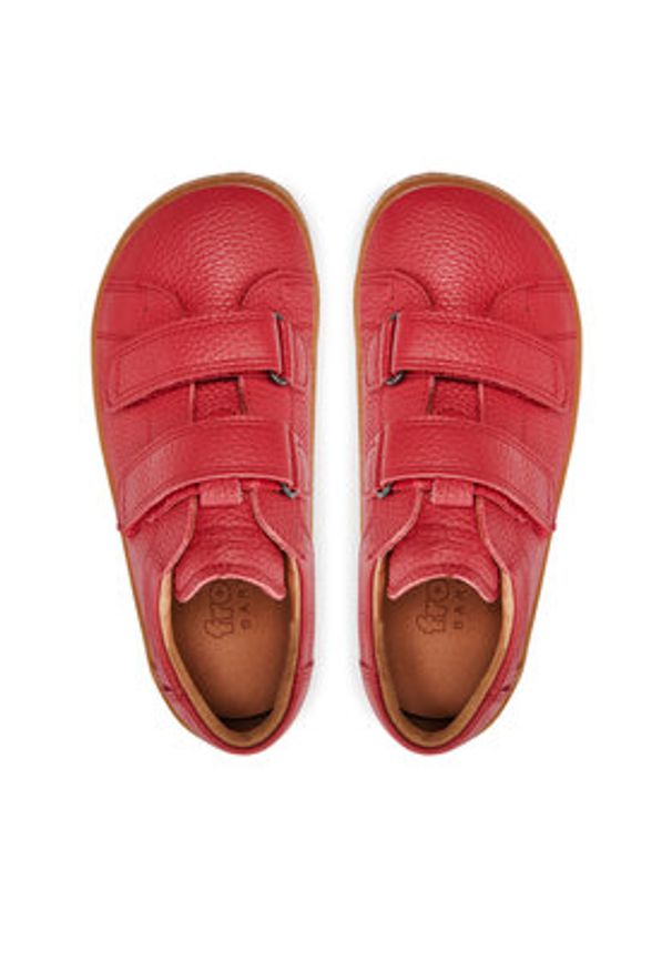 Froddo Sneakersy Barefoot Base G3130240-5 D Czerwony. Kolor: czerwony. Materiał: skóra