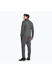 Dres męski Under Armour UA Knit Track Suit. Kolor: szary. Materiał: dresówka